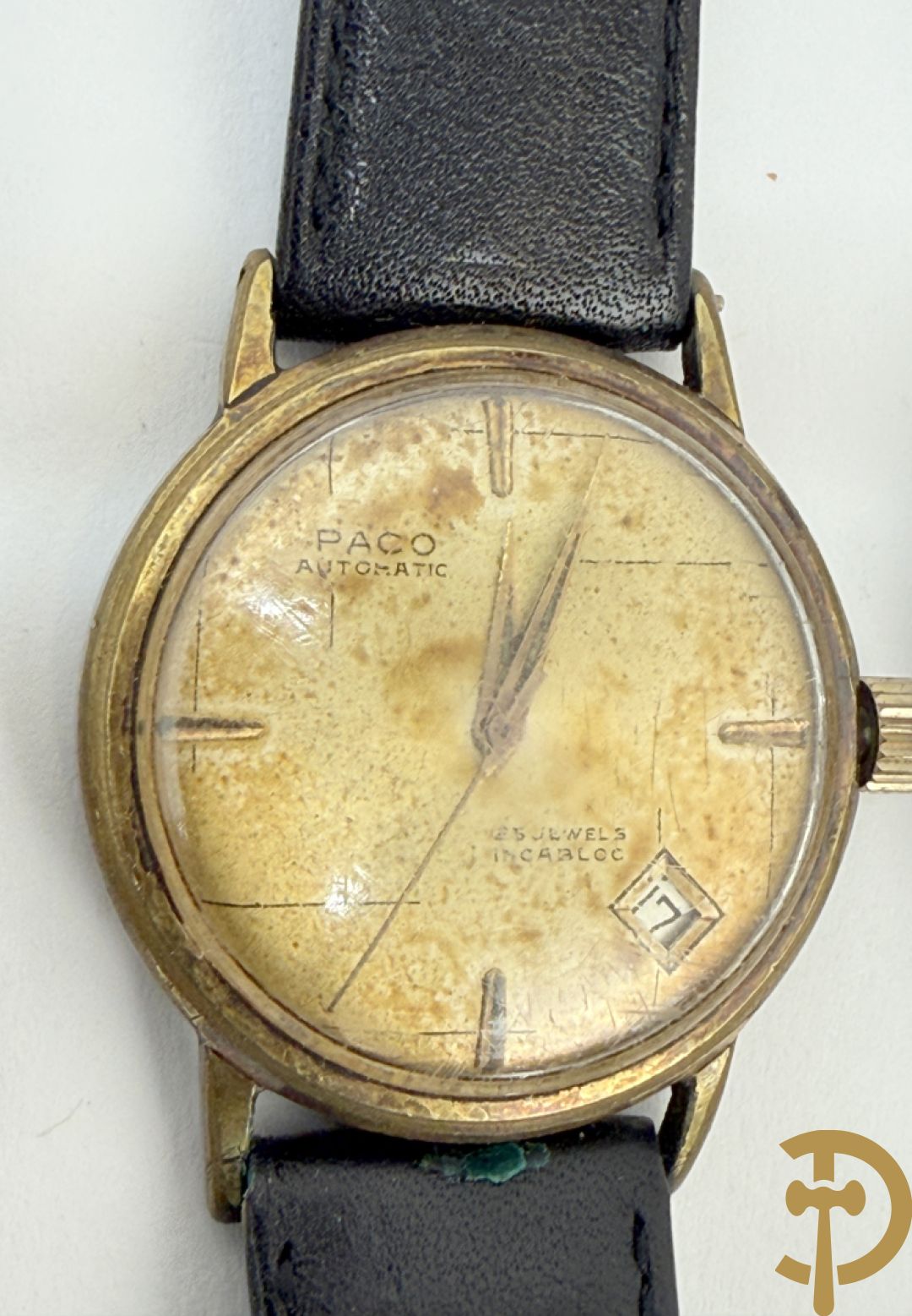 Zeventien vintage dames- en heren polsbandhorloges + 2 binnenwerken