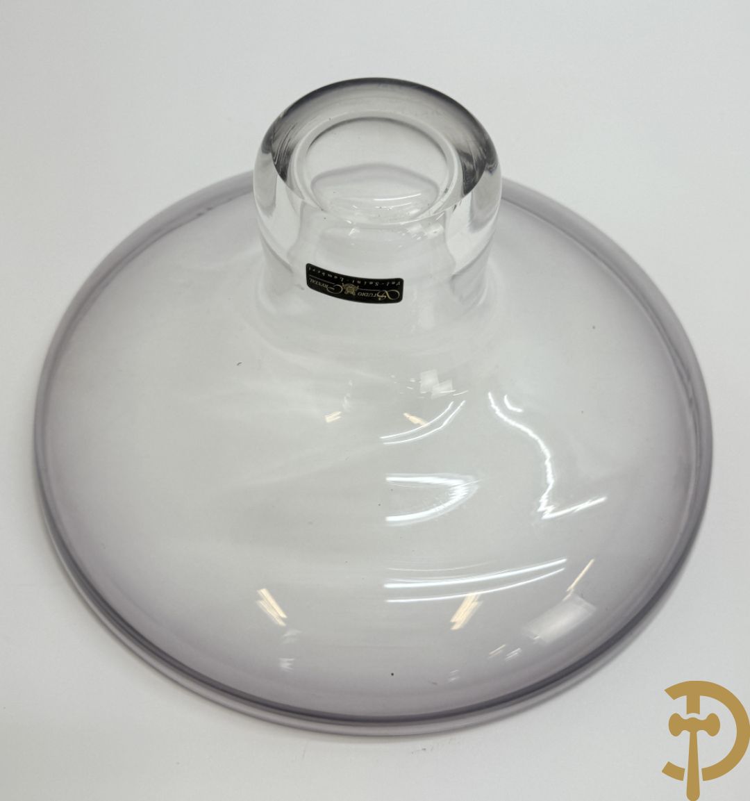 Helder glazen coupe, Collard A., nummer 6 1995, Studio Kristal van Val-Saint-Lambert