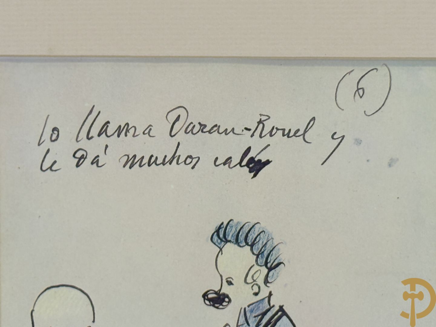 PICASSO (naar) Vijf ludieke prenten met personages - seriegrafieën