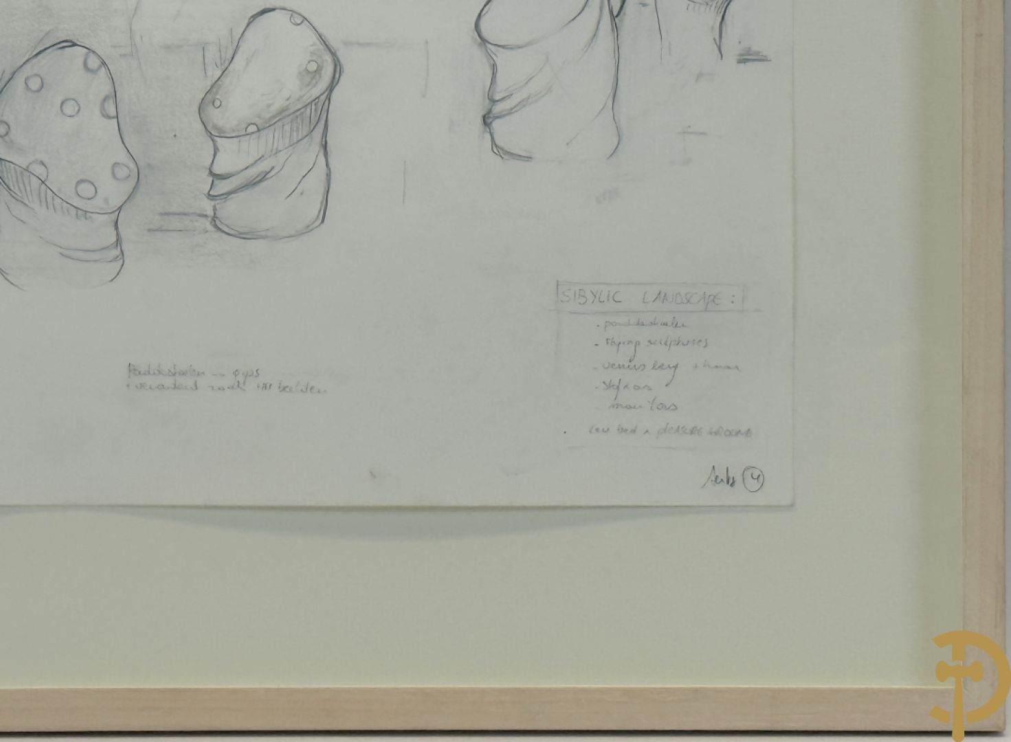AERTS getekend (Michaël) verso gedateerd 2003 