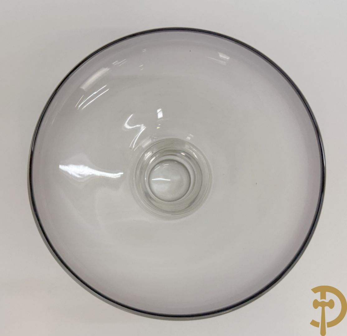 Helder glazen coupe, Collard A., nummer 6 1995, Studio Kristal van Val-Saint-Lambert