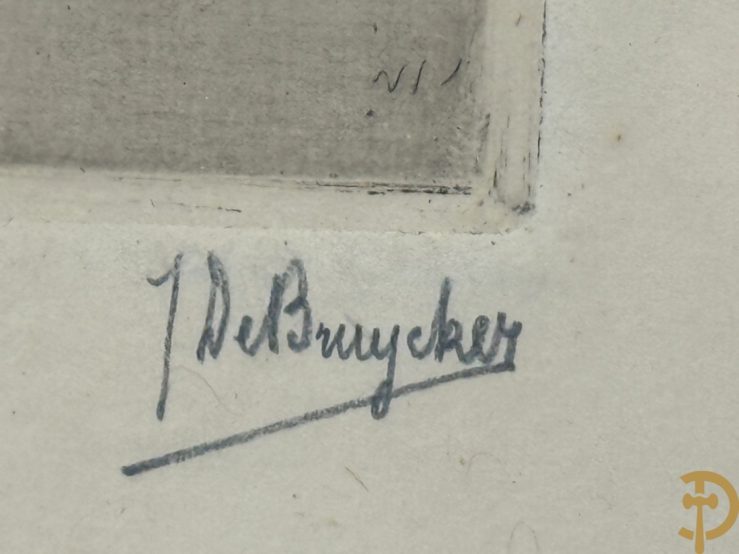 DEBRUYCKER J. getekend Gand 