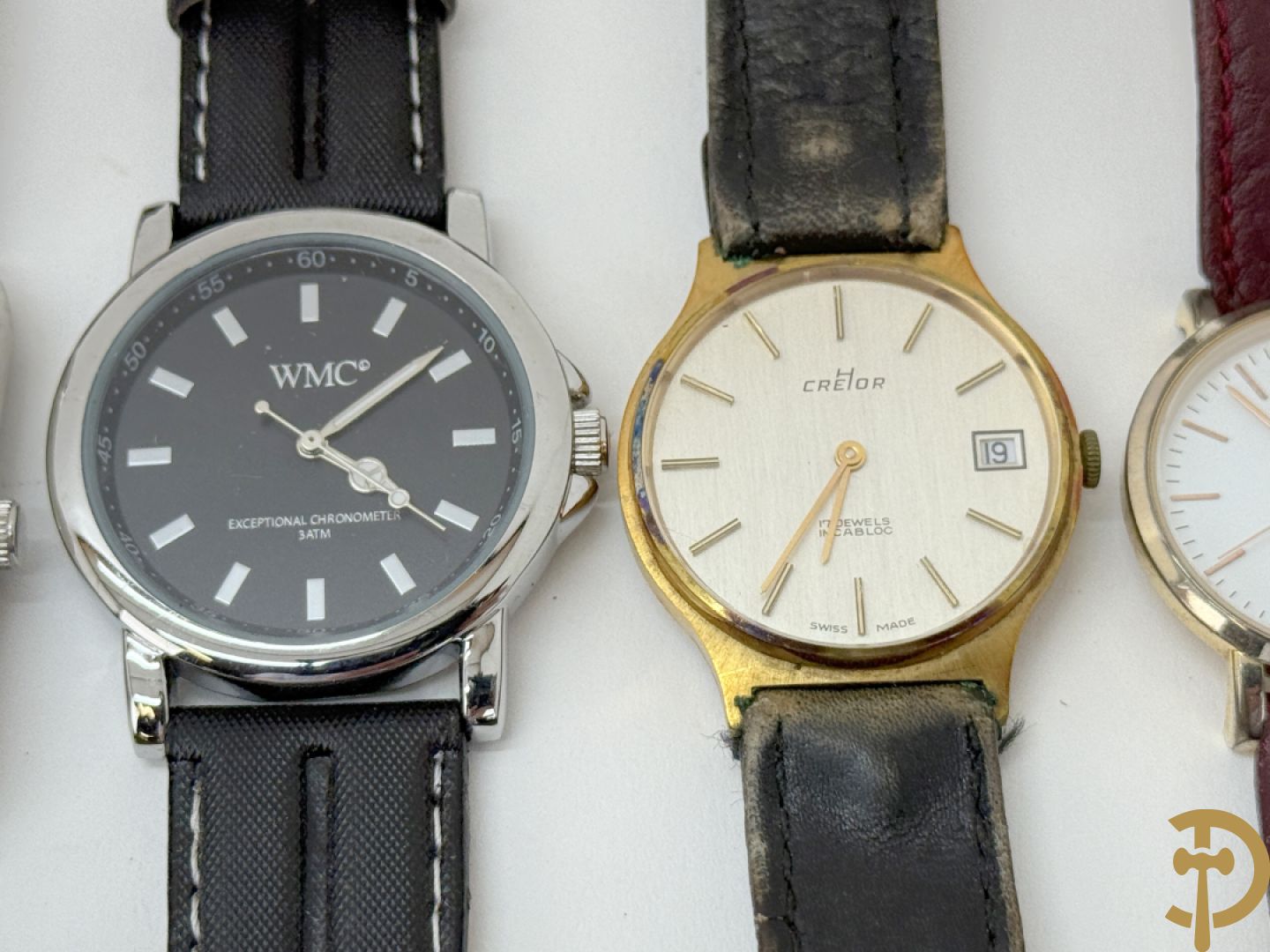 17 herenpolsbanduurwerken Tissot, Festina e.a.