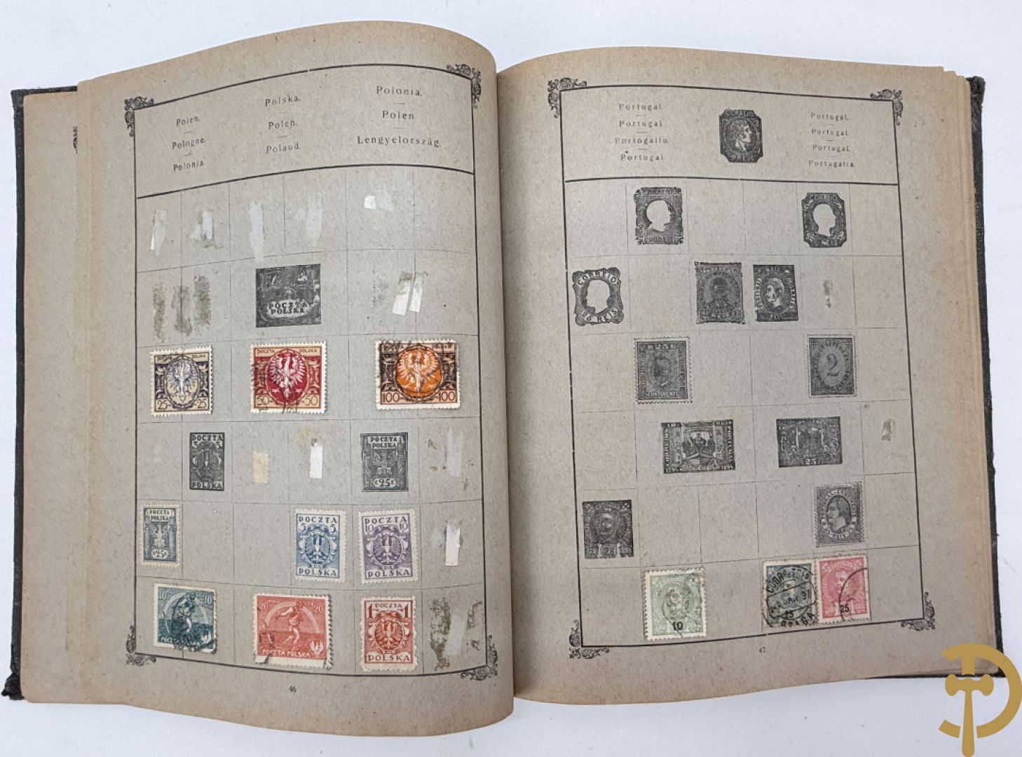 10 postzegelalbums van o.a. Duitsland, Congo, België, ... - Heel divers met veel zeldzame zegels