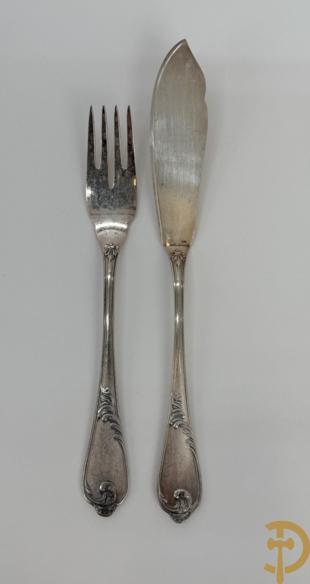Verzilverd Louis XV bestek