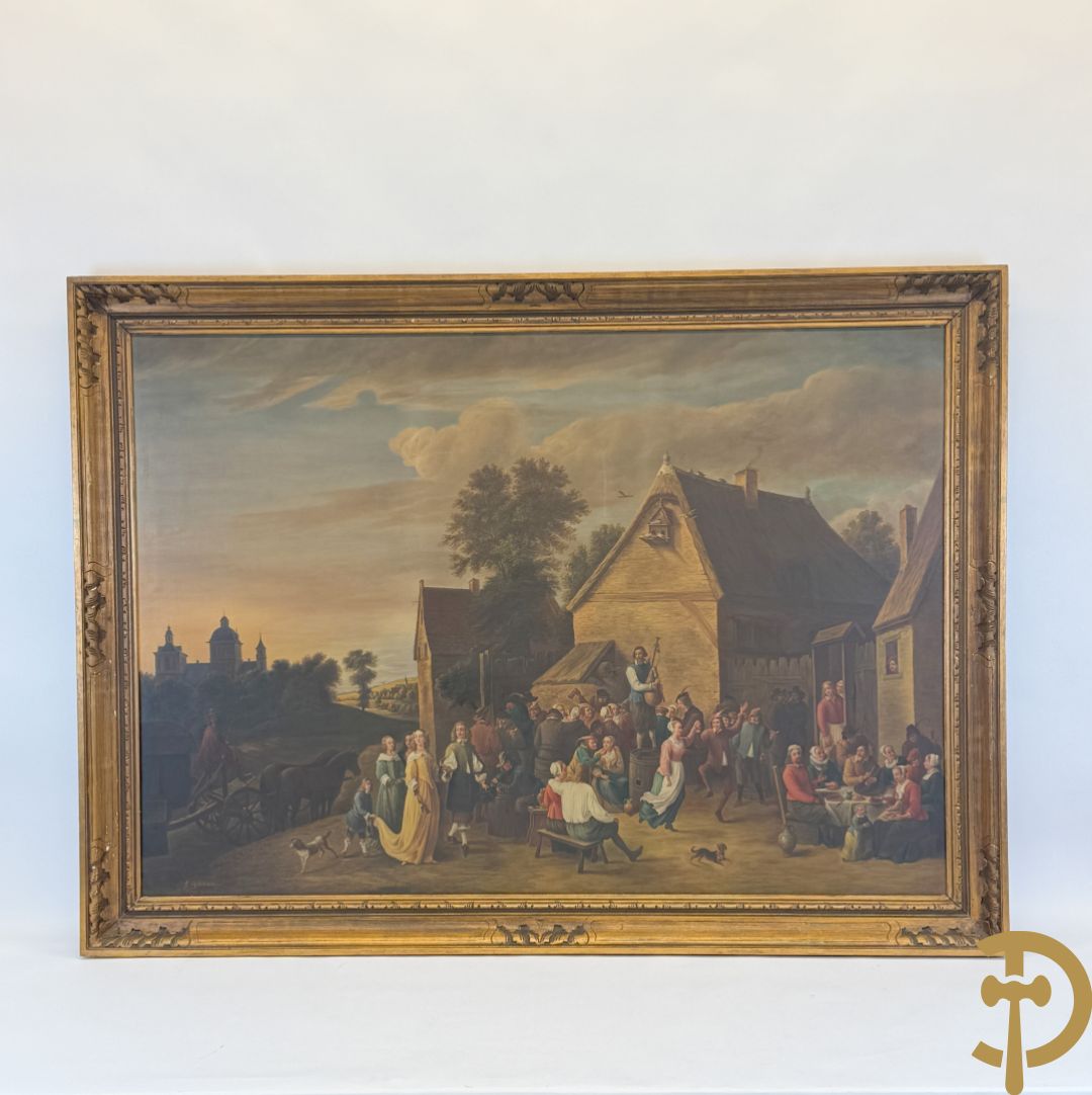 LANNOO A. getekend naar D. Teniers 