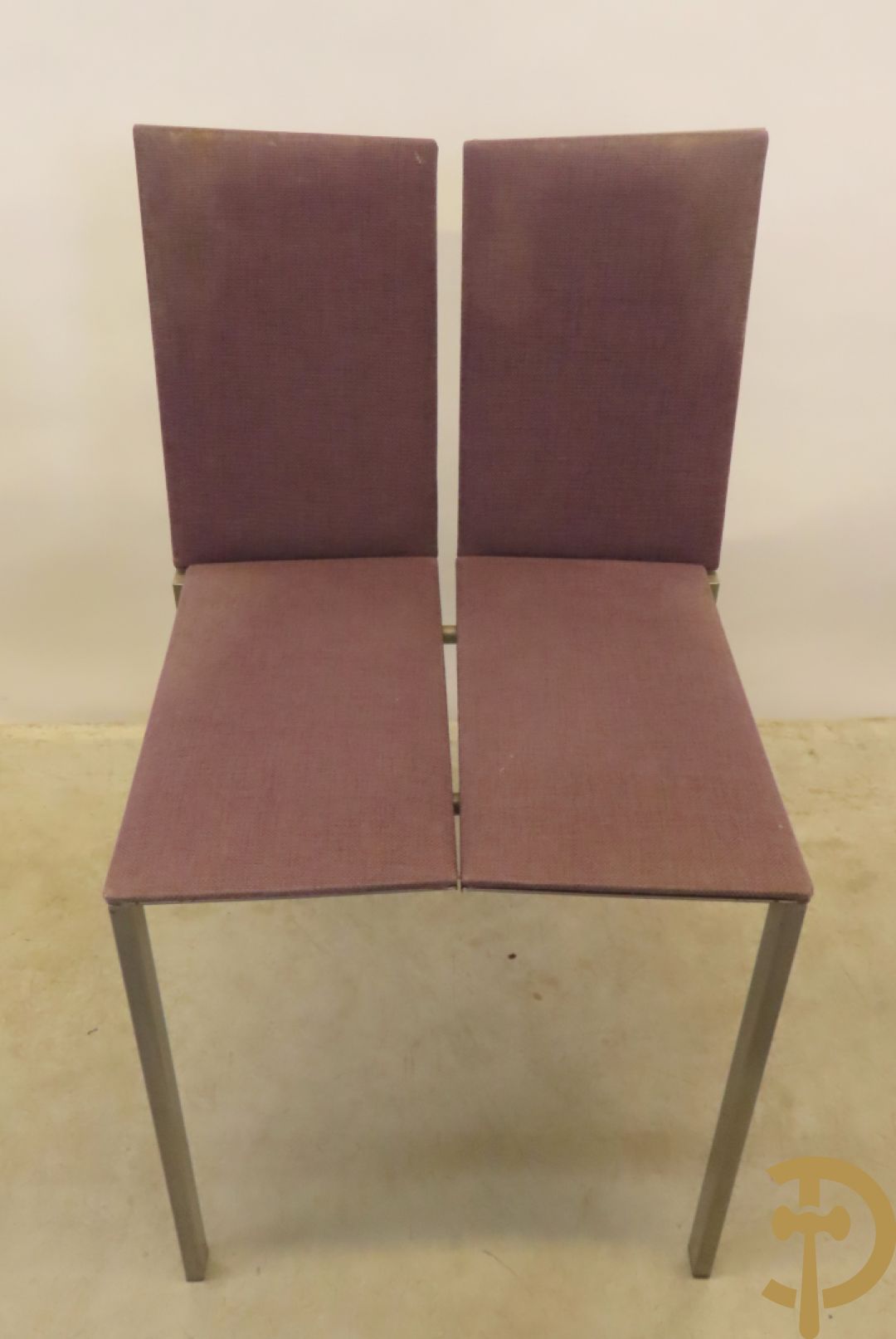 Set van zes design stoelen 