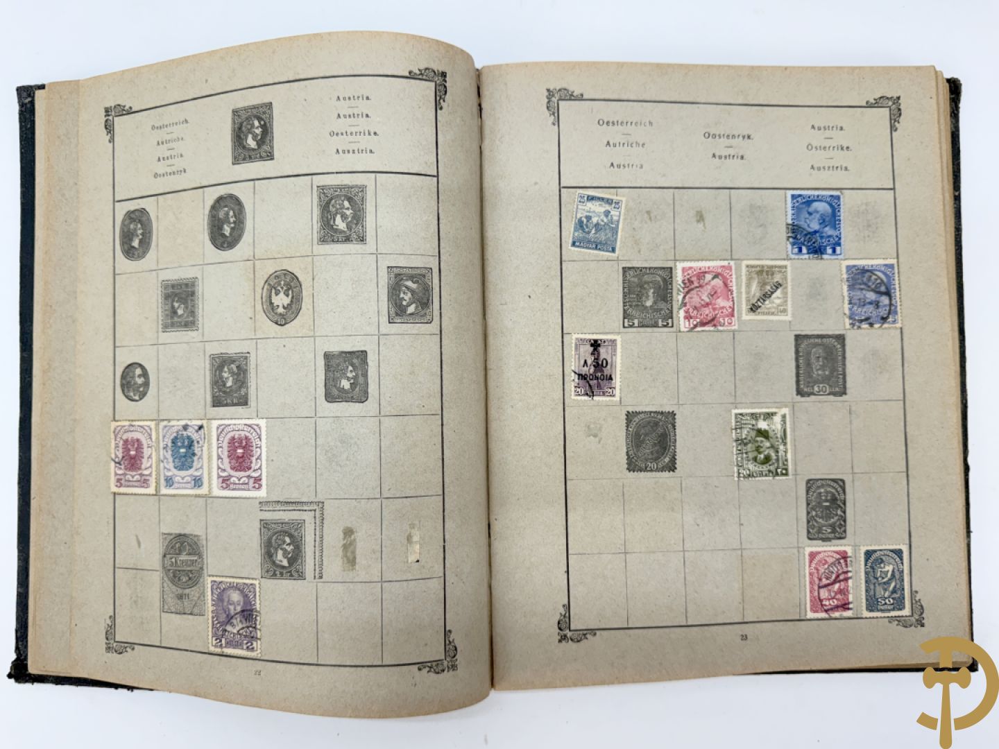 10 postzegelalbums van o.a. Duitsland, Congo, België, ... - Heel divers met veel zeldzame zegels