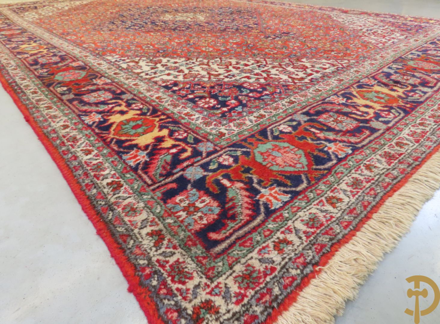 Oosters handgeknoopt tapijt Tabriz
