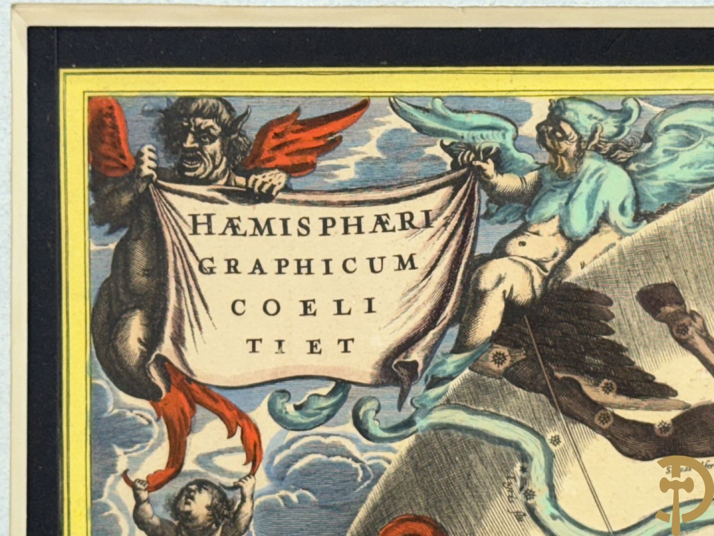 HONDIUS Hendricus 1661 getekend 