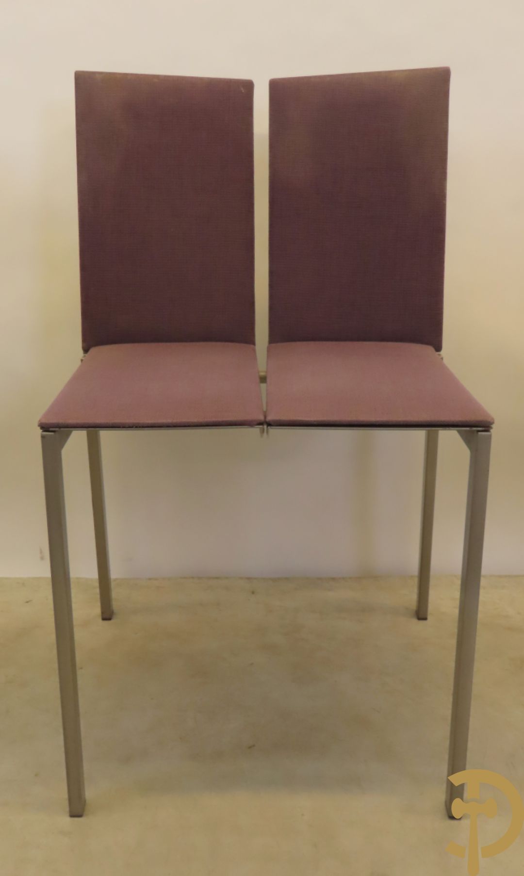 Set van zes design stoelen 