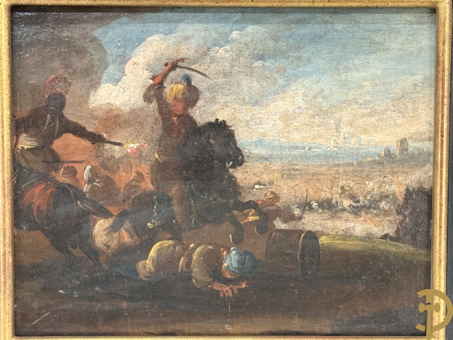 Italiaanse school toegeschreven aan Francesco SIMONINI en achteraan gerefereerd 