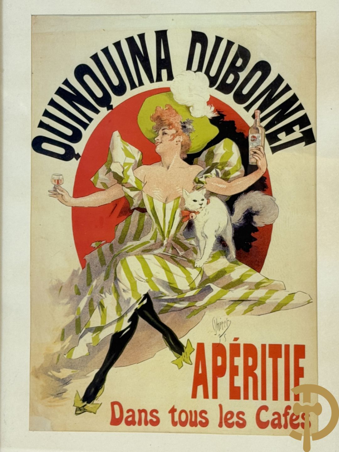 Drie ingelijste reclames/affiches 