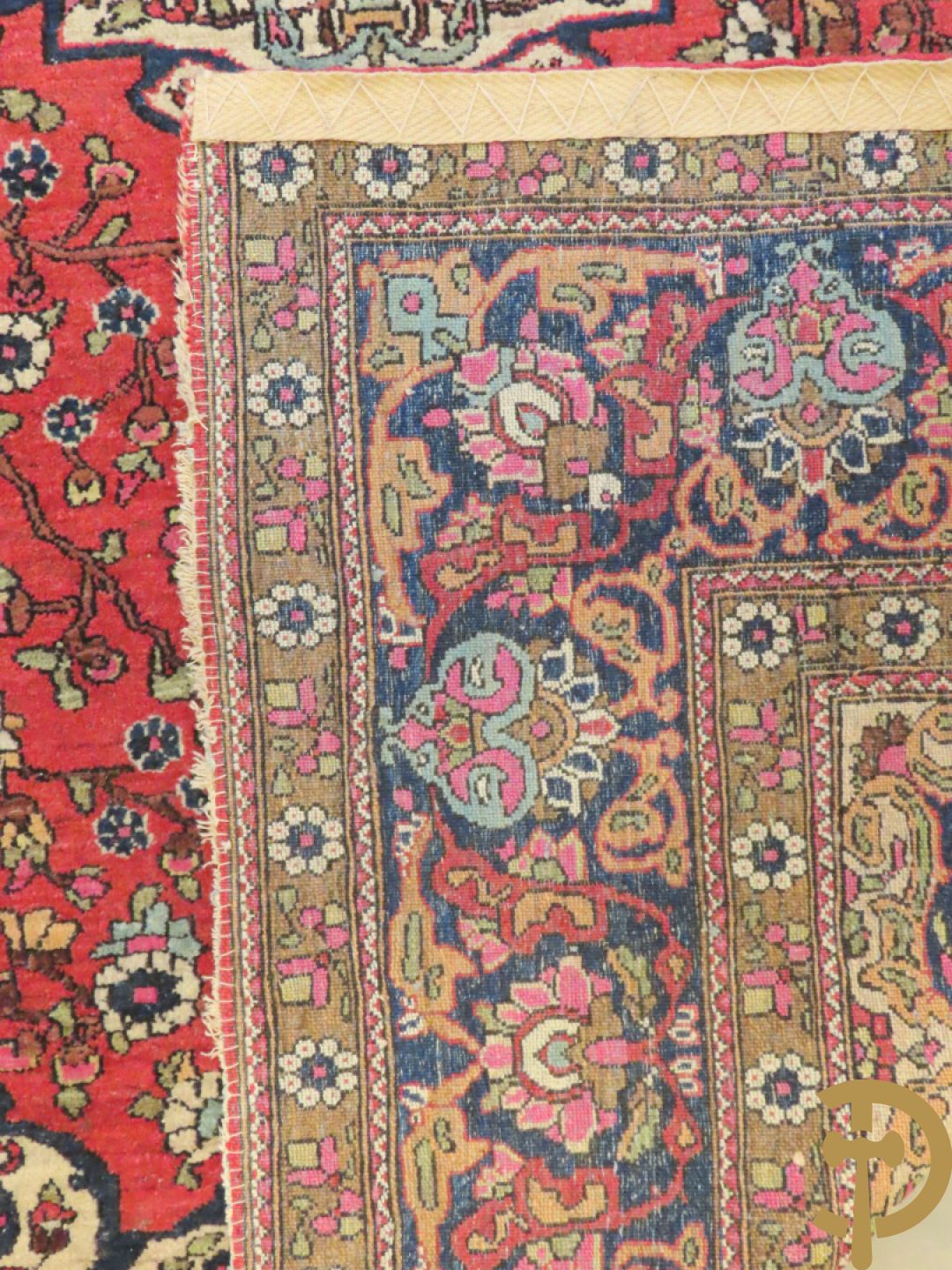 Perzisch handgeknoopt tapijt Ispahan, vroeg 20e