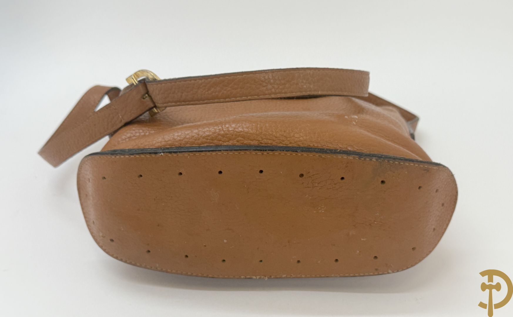 Zwarte en cognackleurige replica Delvaux handtassen