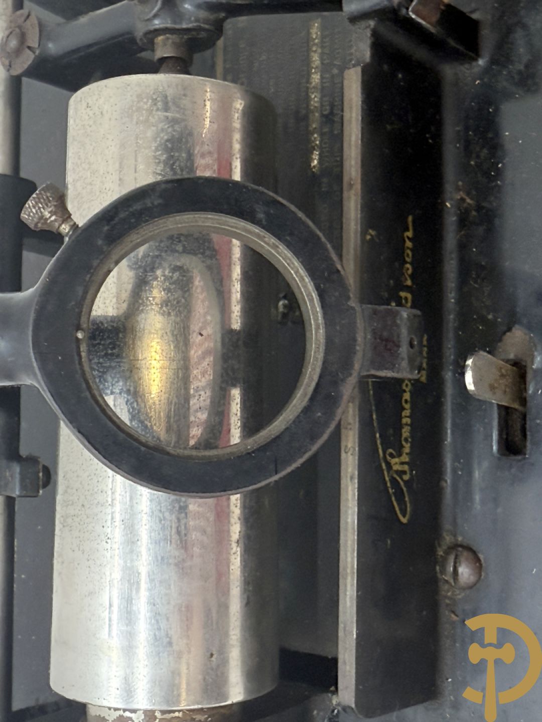 Edison Standard fonograaf met 2 hoorns en rollen (zonder naald)