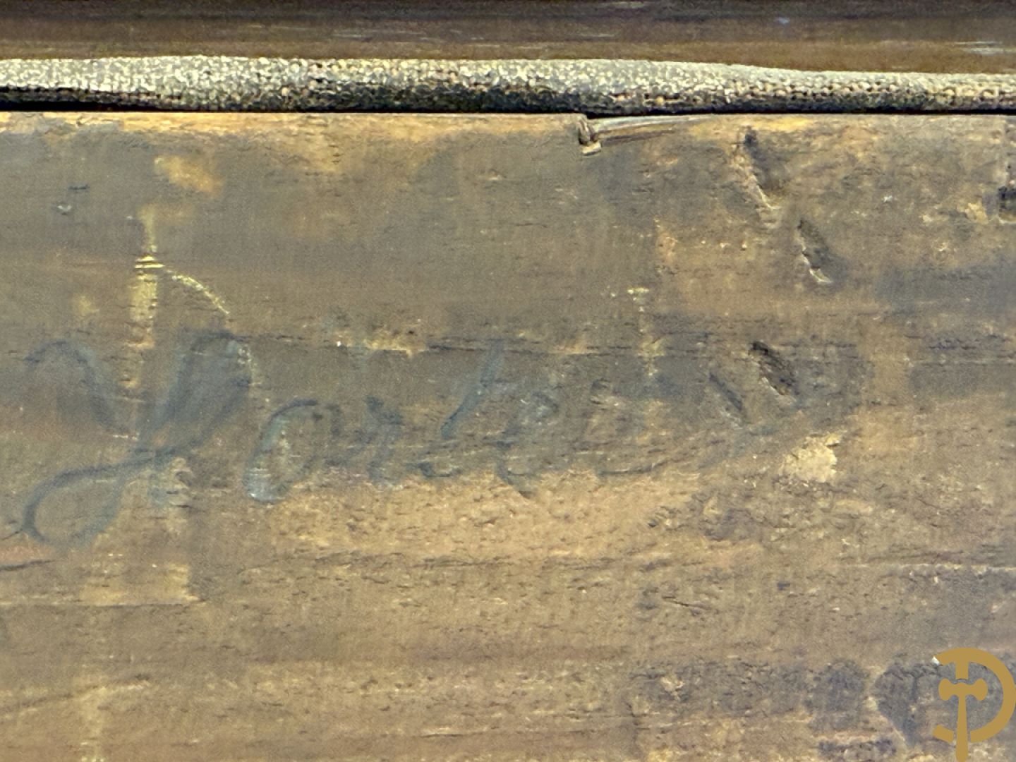 A.H. 1885 gemonogrammeerd rechts onder (August Hörter) 