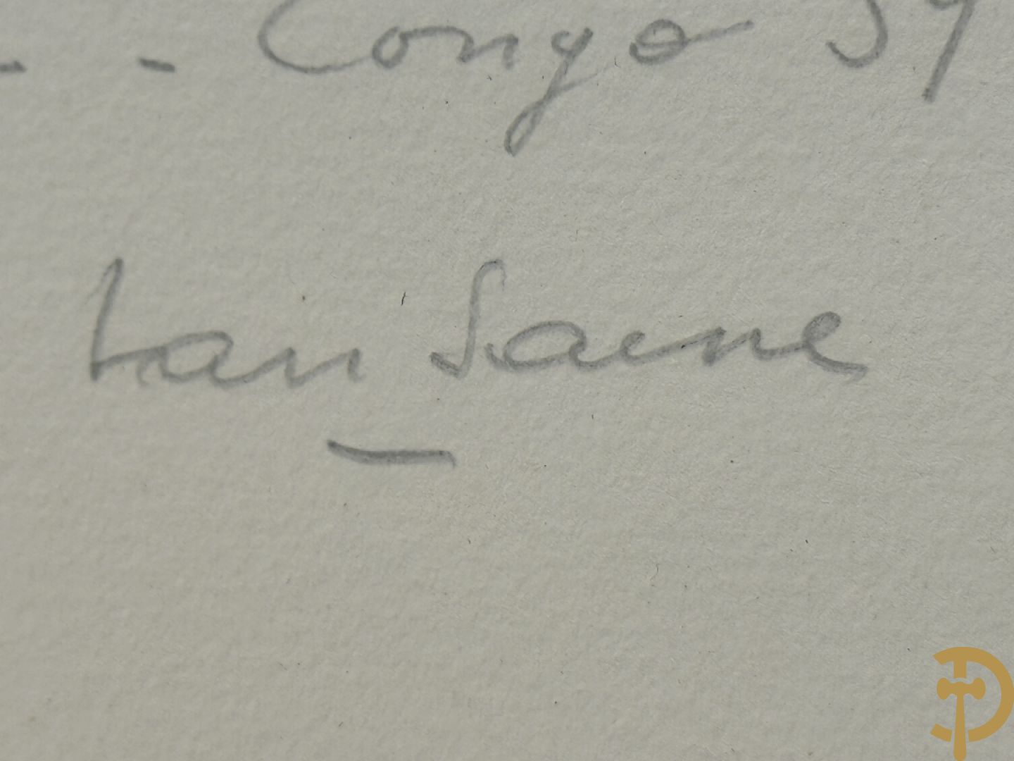 VAN SAENE getekend Congo 