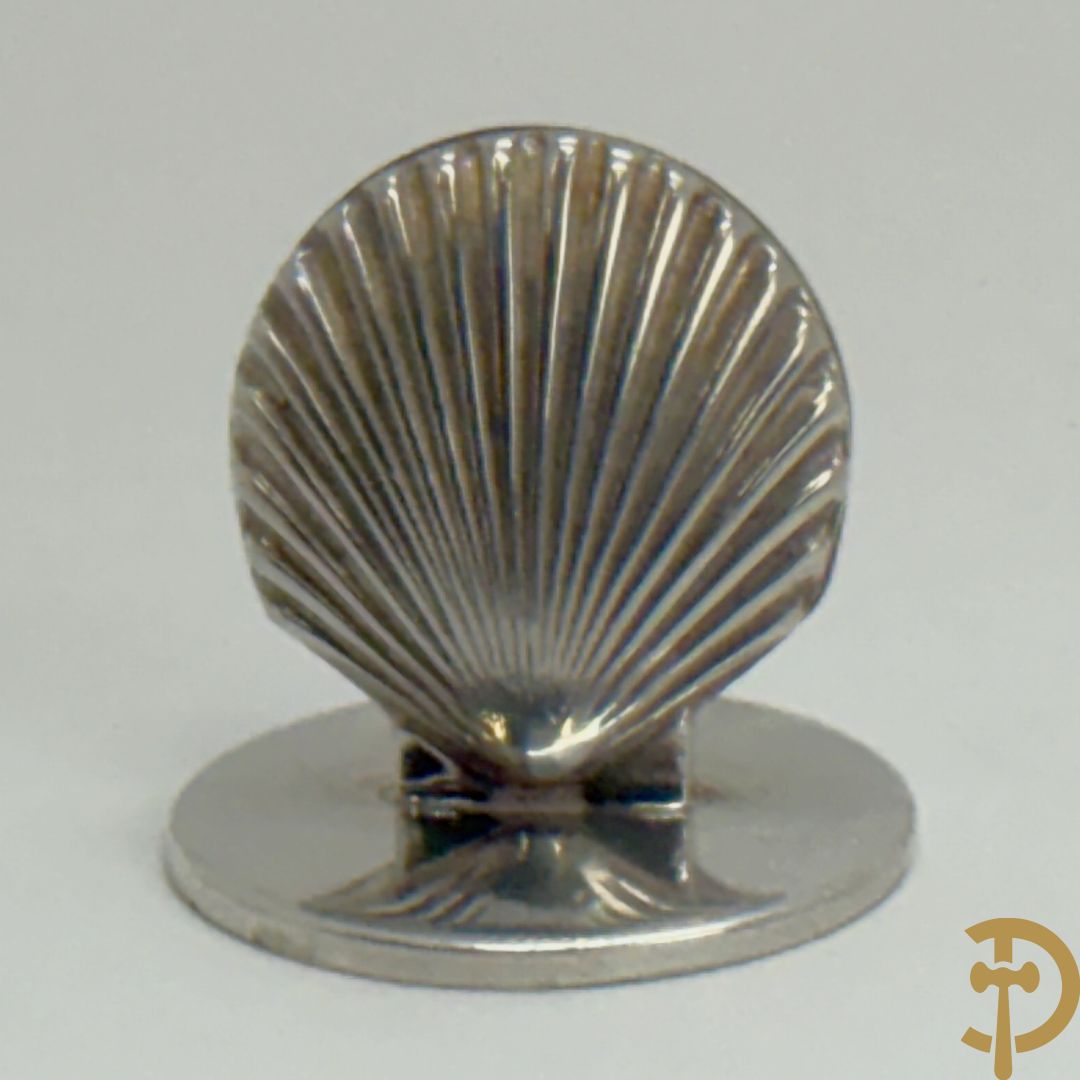 Zes naamhoudertjes in massief zilver, Sterling gemerkt, Tiffany en Co.
