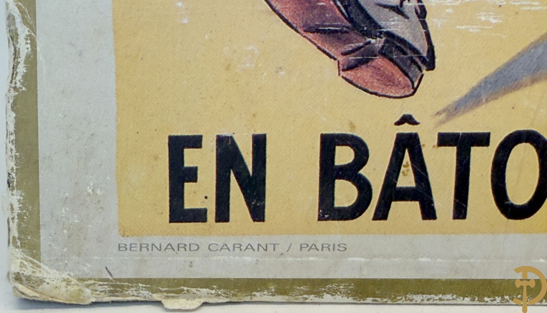 Lot kartonnen publiciteitsmateriaal o.a. Zan door Bernard Carant/Paris, G.ve Tessier Fils door Max Sidaine en Biscottes Reinette