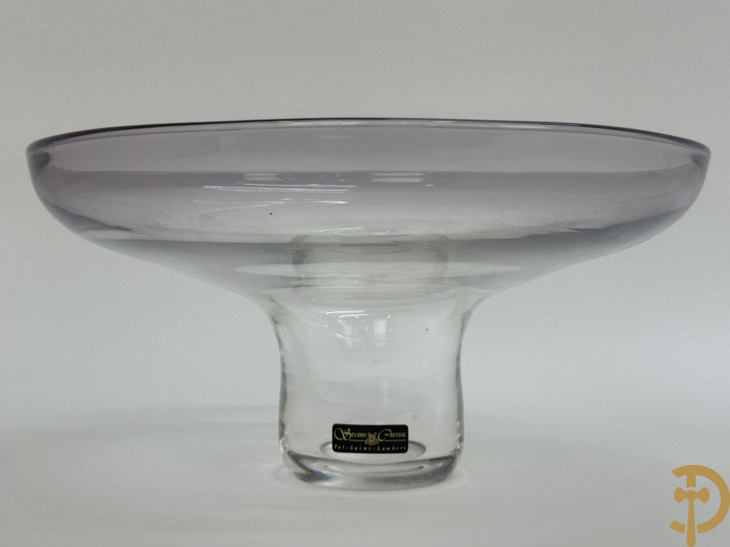 Helder glazen coupe, Collard A., nummer 6 1995, Studio Kristal van Val-Saint-Lambert
