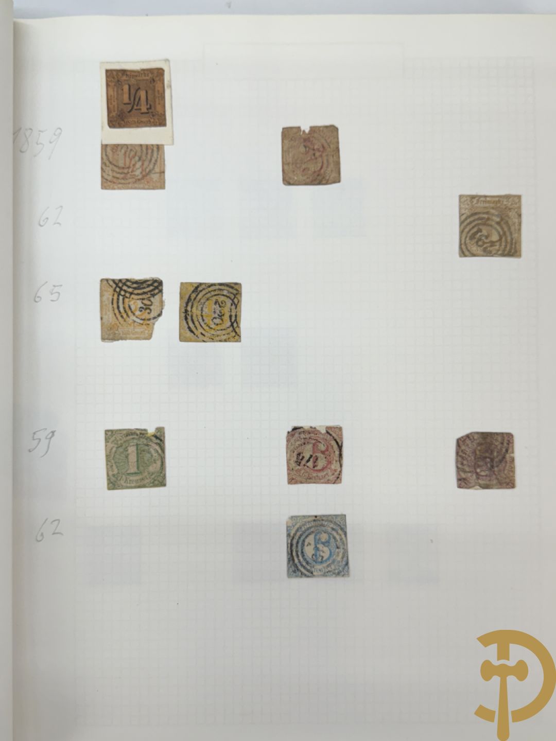 10 postzegelalbums van o.a. Duitsland, Congo, België, ... - Heel divers met veel zeldzame zegels
