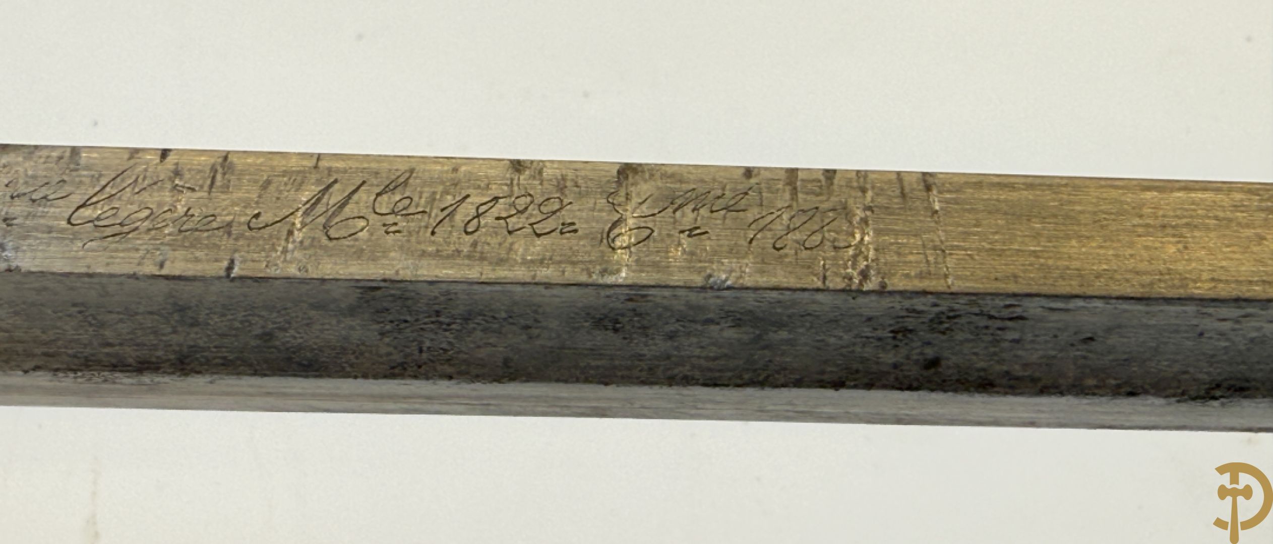 Sabel in schede van de Franse cavallerie, bovenaan gemerkt