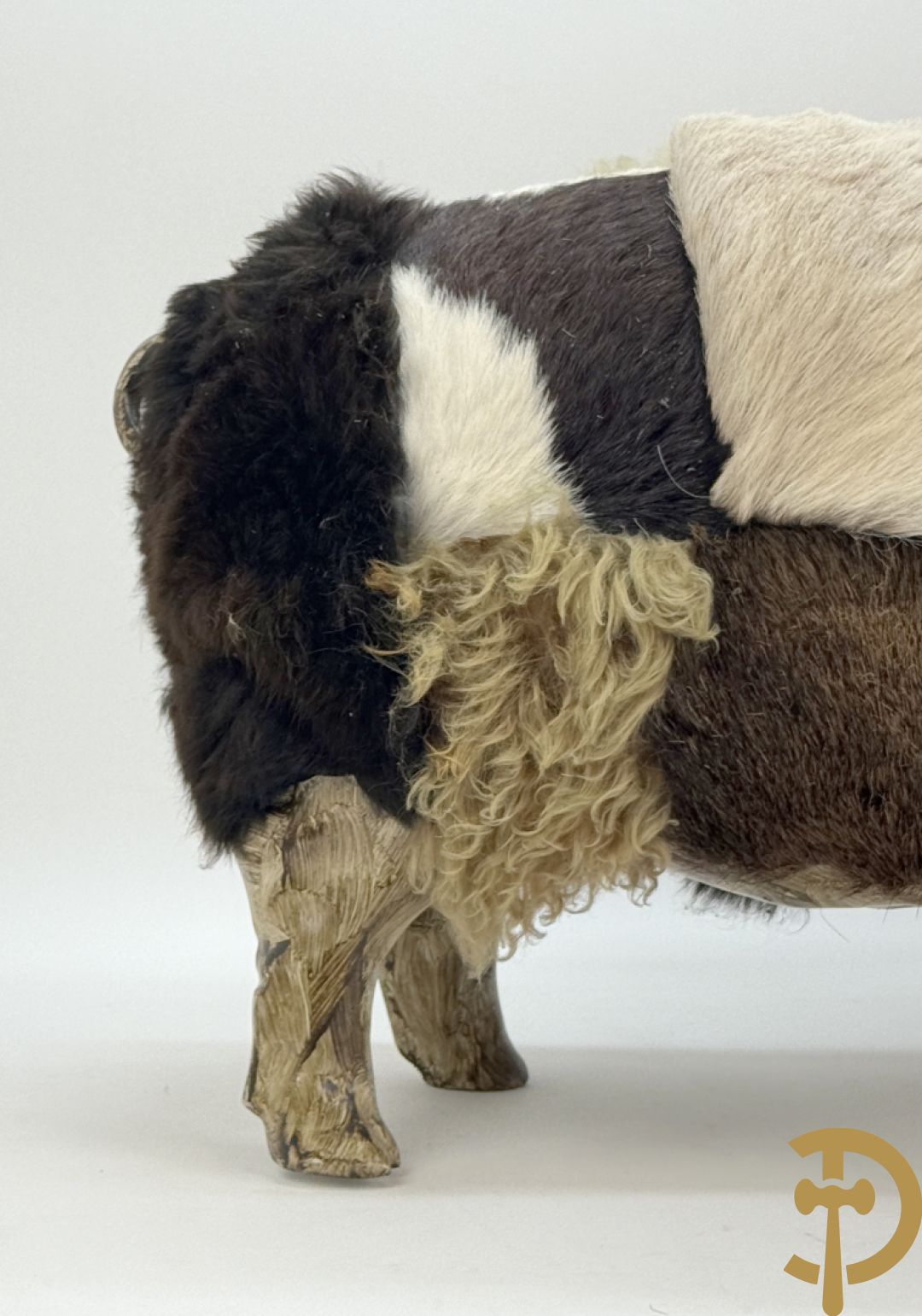 Polyester varken met wol