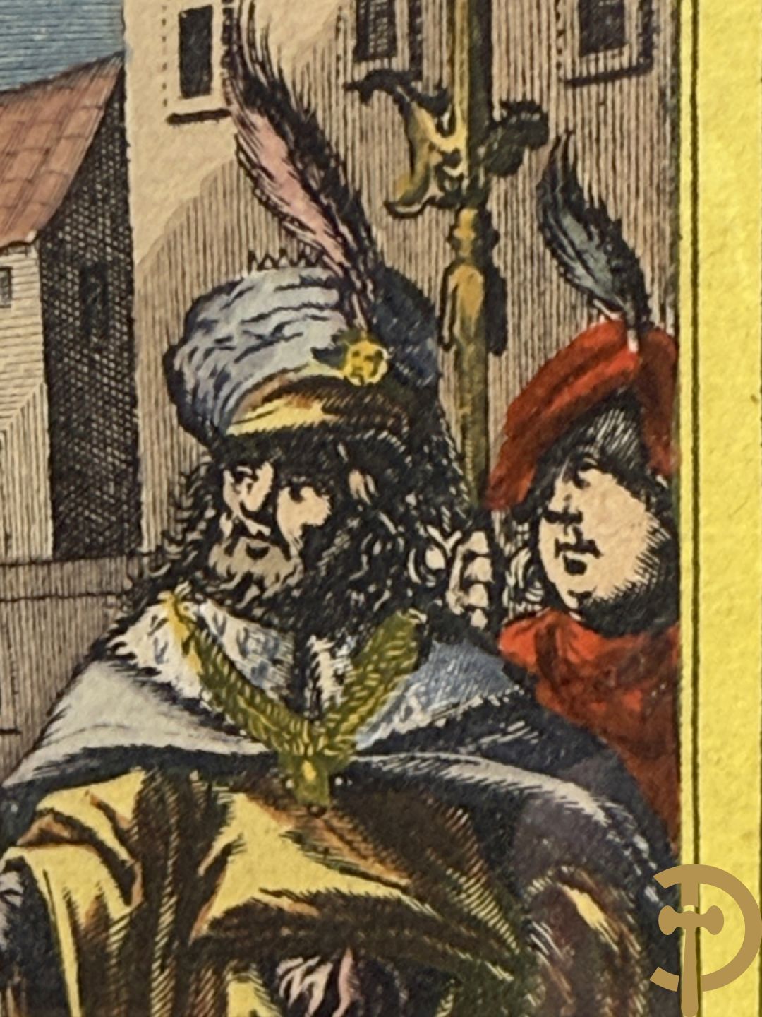 HONDIUS Hendricus 1661 getekend 