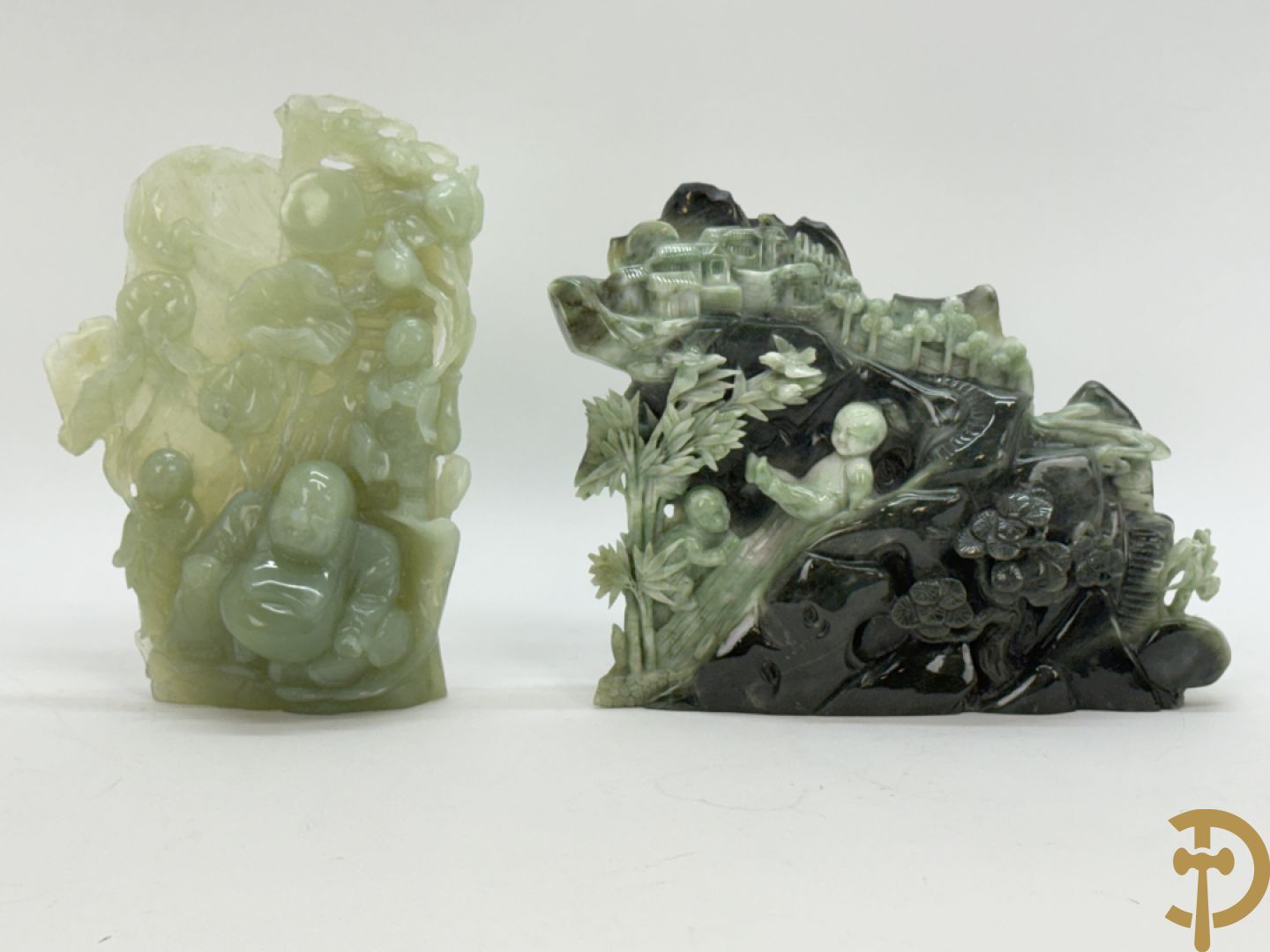 Aziatische sculptuur in jadeiet 