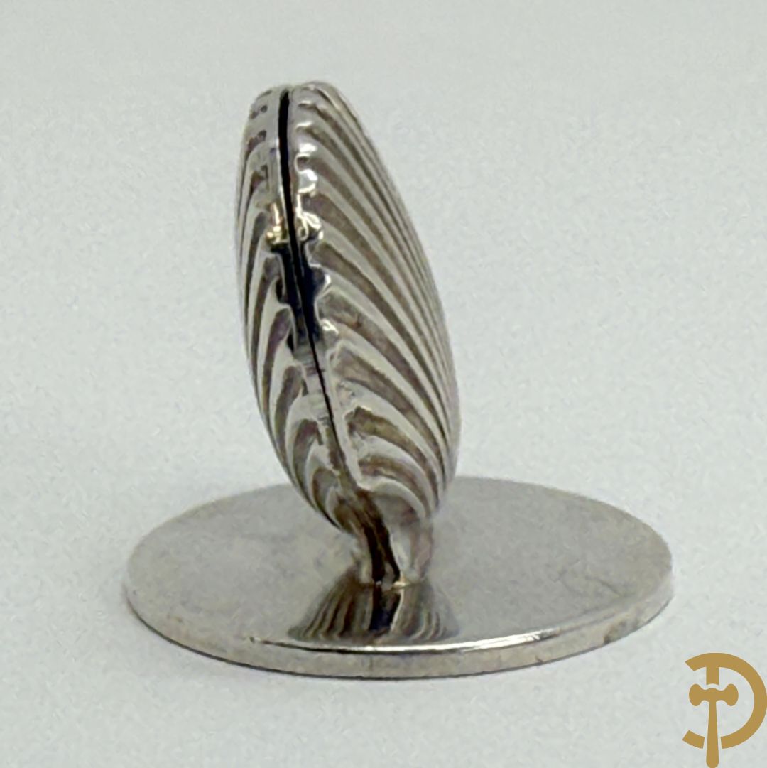 Zes naamhoudertjes in massief zilver, Sterling gemerkt, Tiffany en Co.