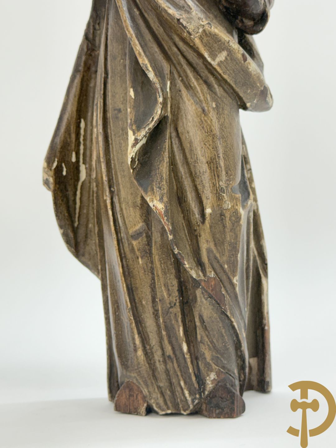 Paar houtsculpturen van evangelisten
