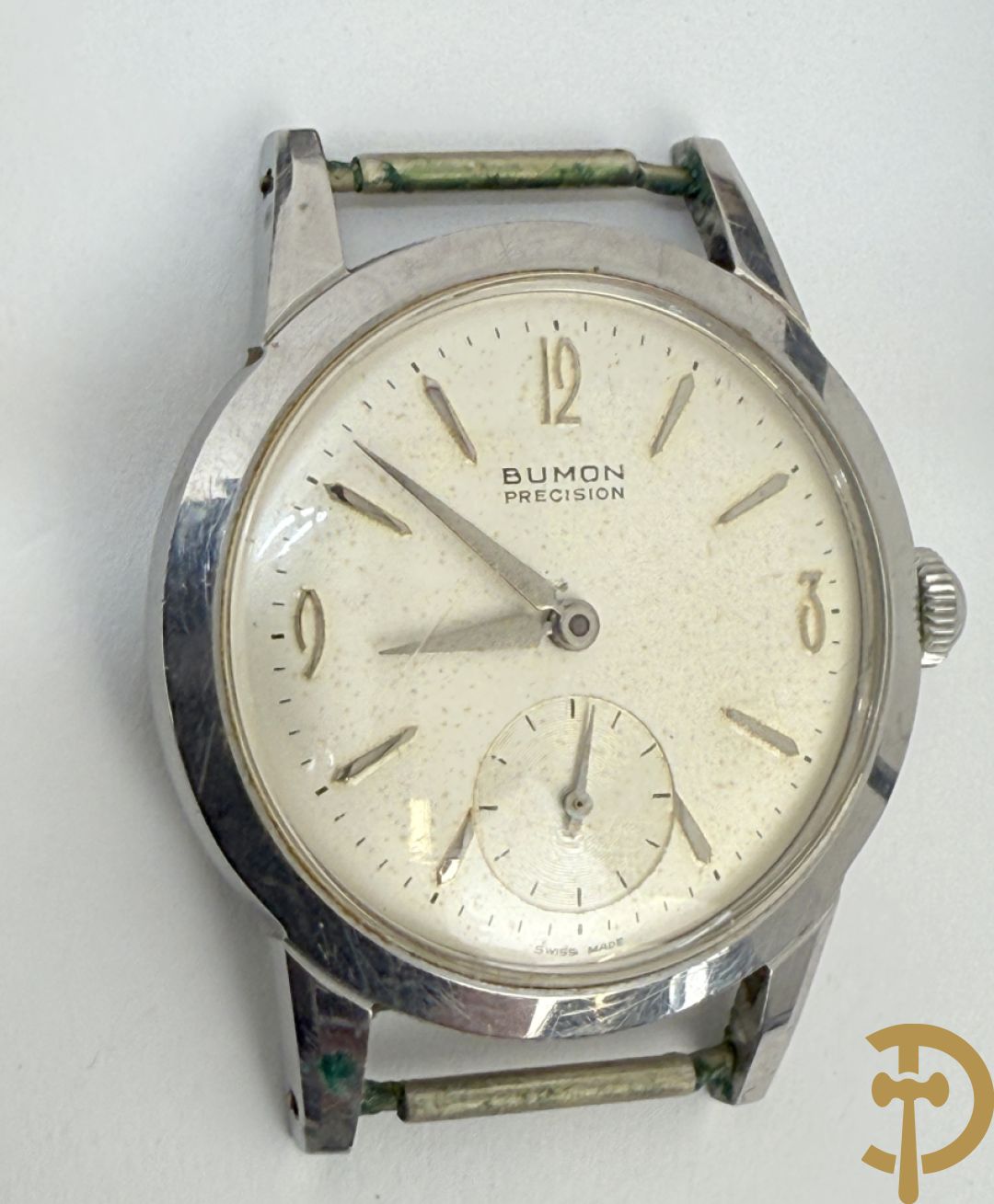 Zeventien vintage dames- en heren polsbandhorloges + 2 binnenwerken