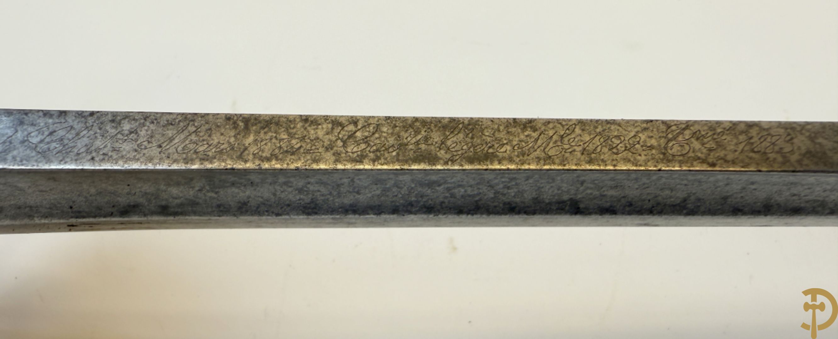 Sabel van de Franse cavallerie in schede