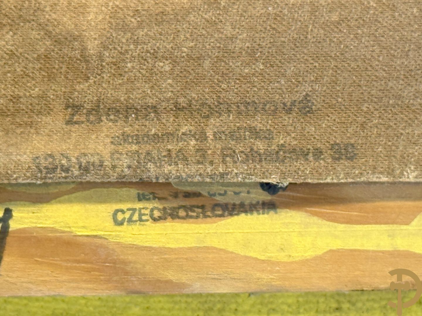 HÖHMOVA Zdena verso gestempeld 