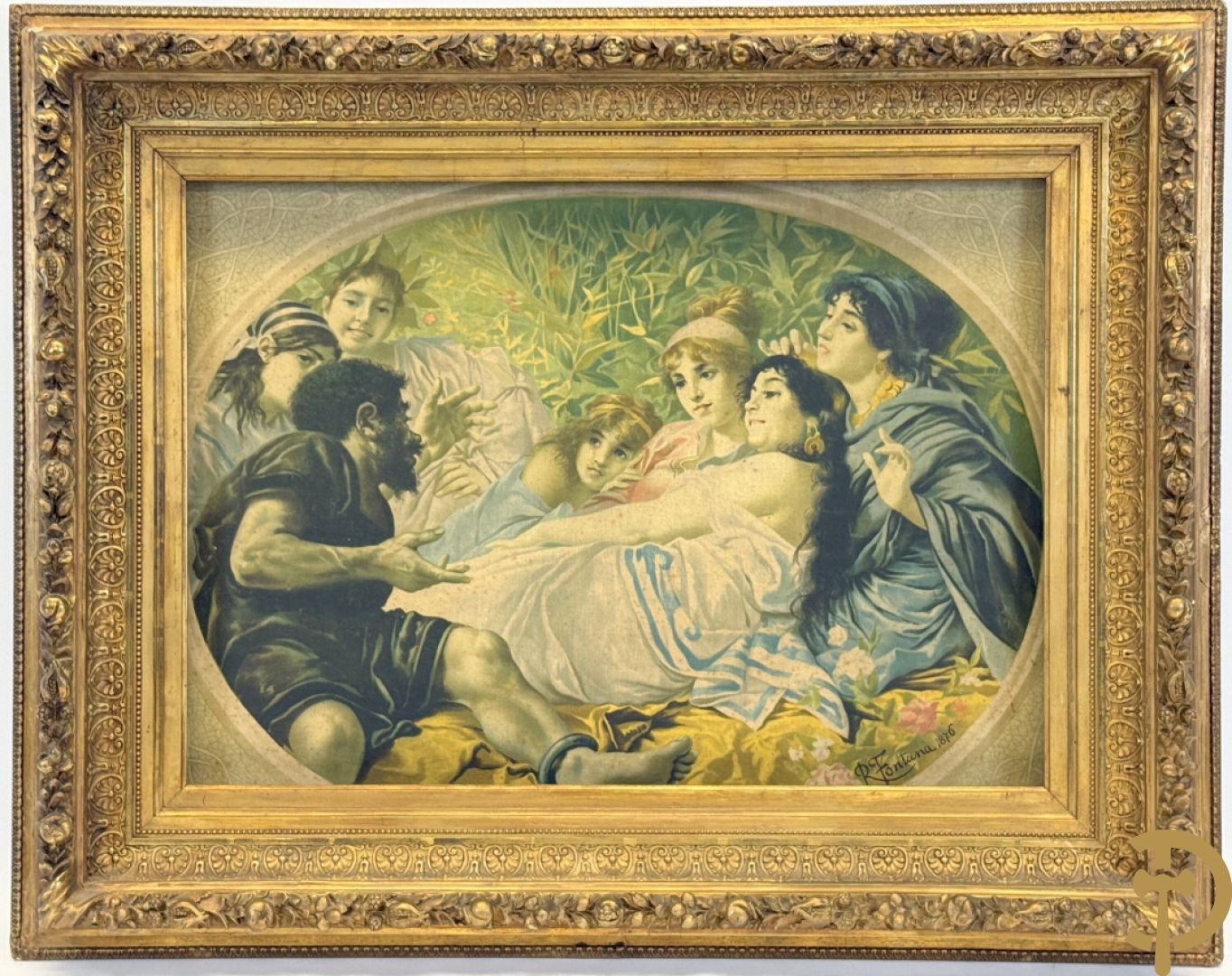 FONTANA R. getekend 1876 