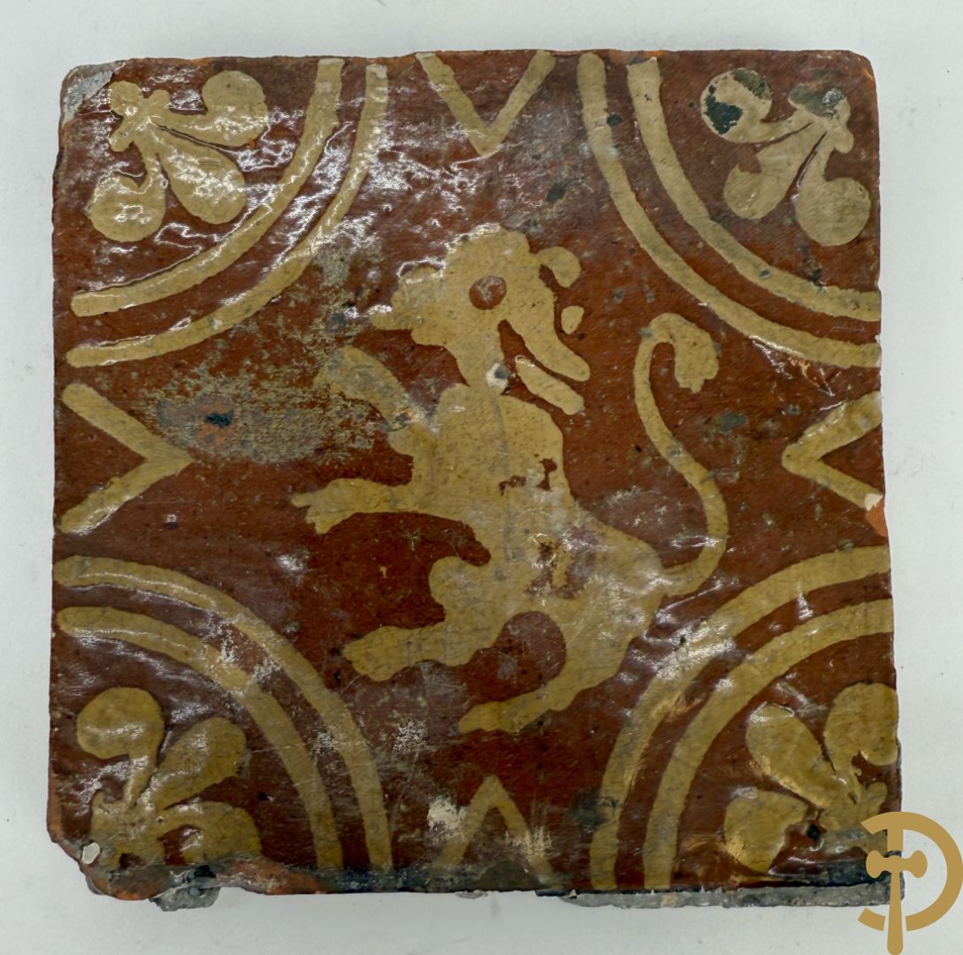 Lot 18e faience tegeltjes w..o. Delfts en Vlaams + Delftse potiche
