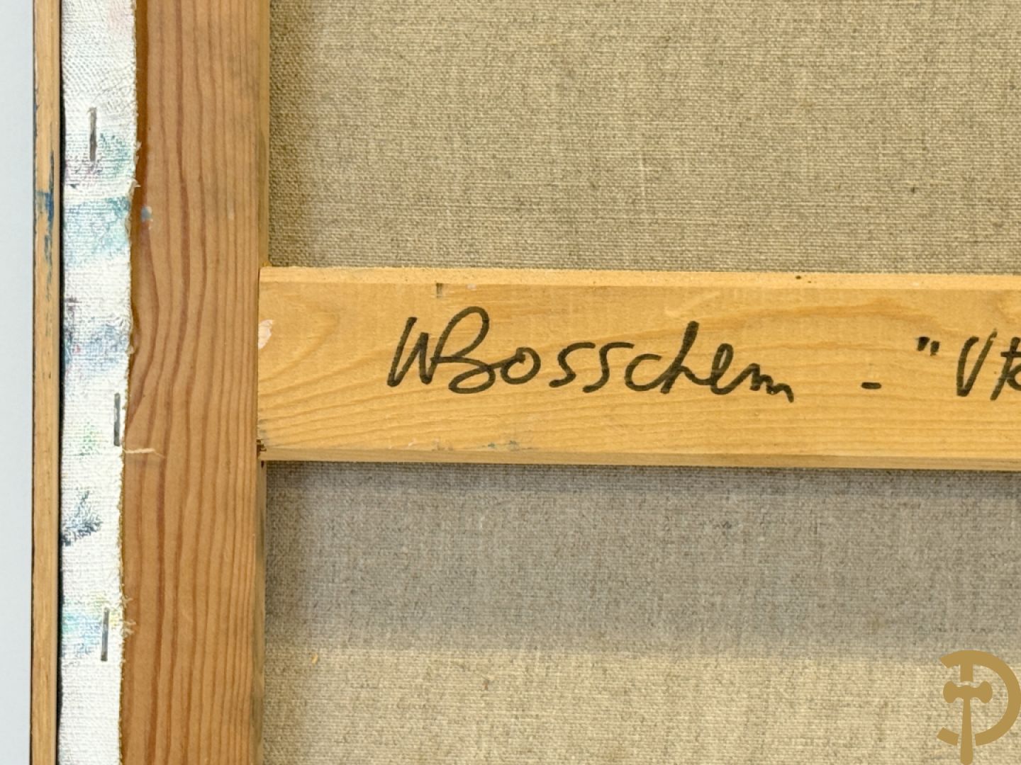BOSSCHEM W. getekend en 1998 gedateerd verso 