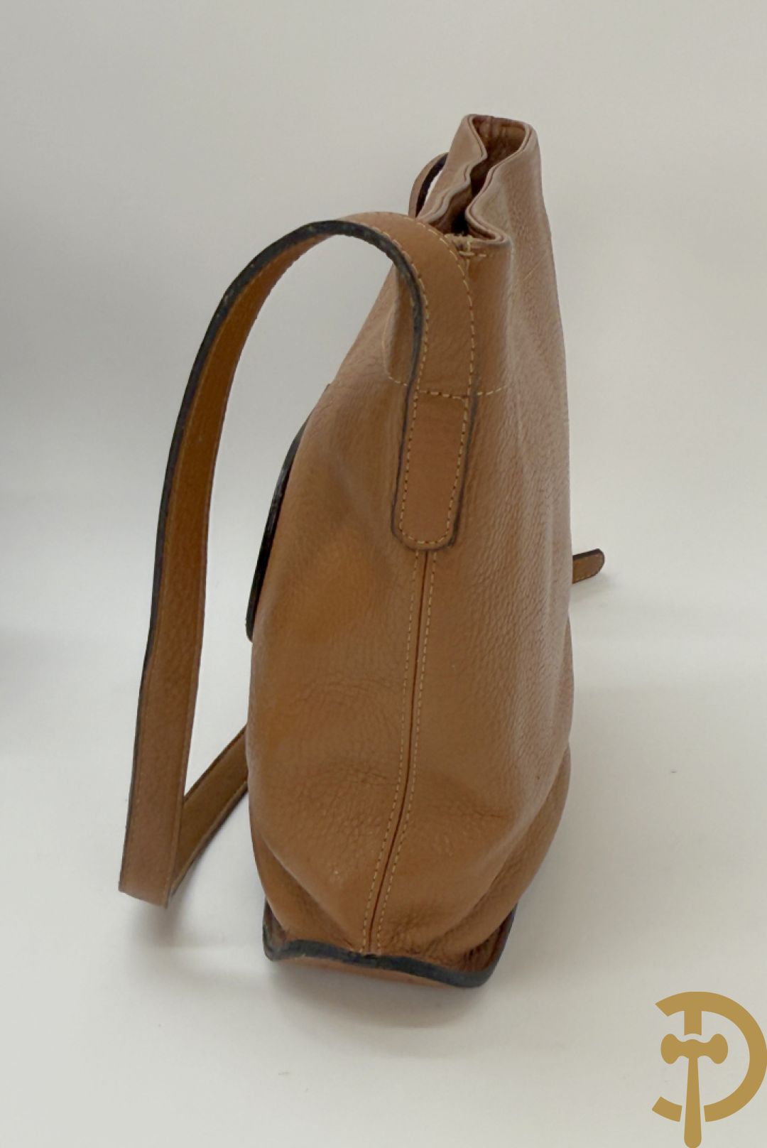Zwarte en cognackleurige replica Delvaux handtassen