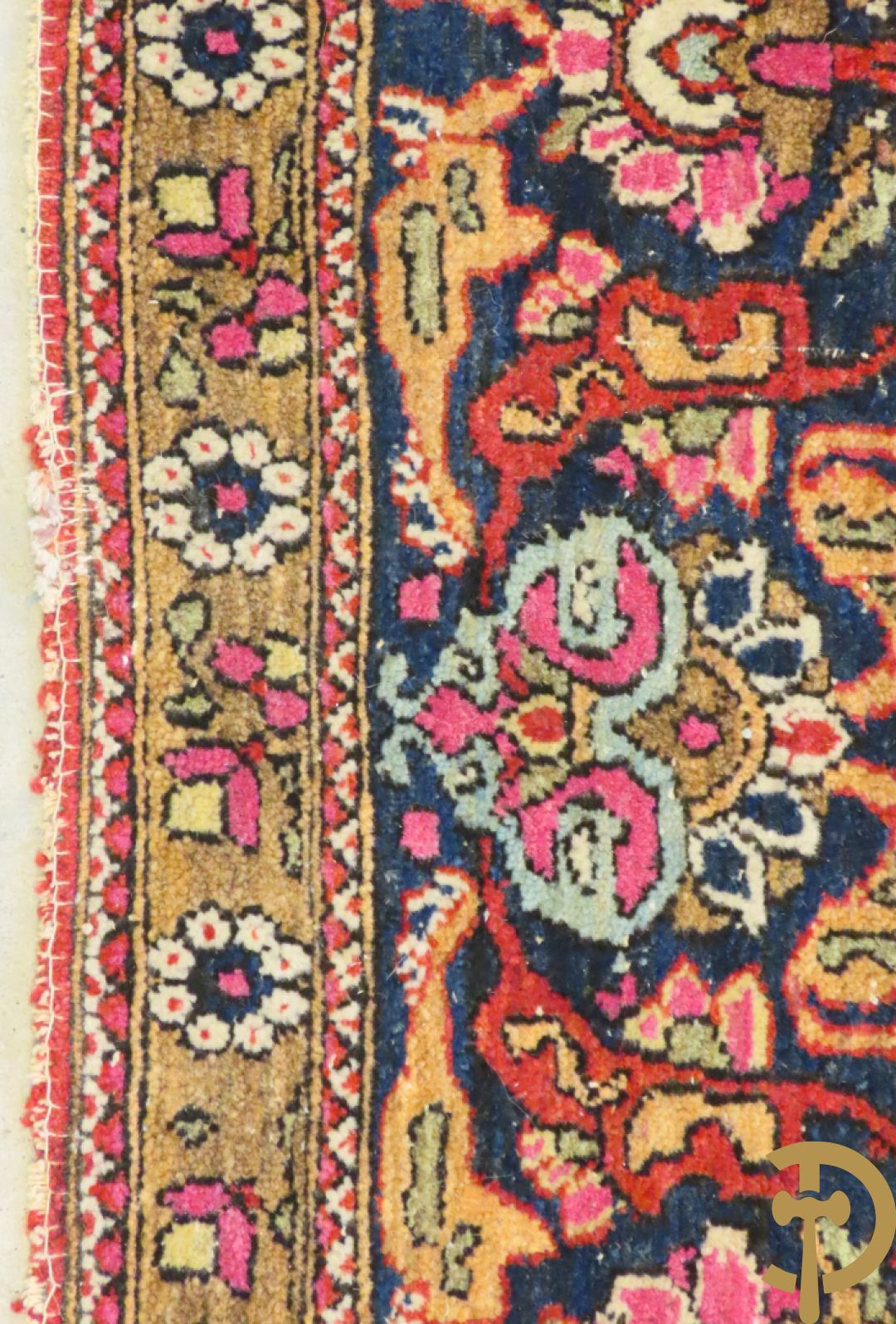 Perzisch handgeknoopt tapijt Ispahan, vroeg 20e