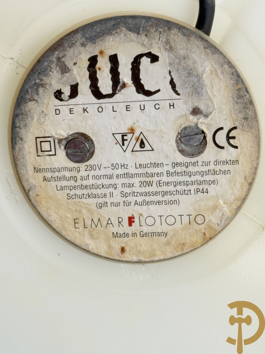 Plexi vintage design Sucu Cactus vloerlamp, ontworpen door Elmar Flötotto voor Art Nowo te Duitsland
