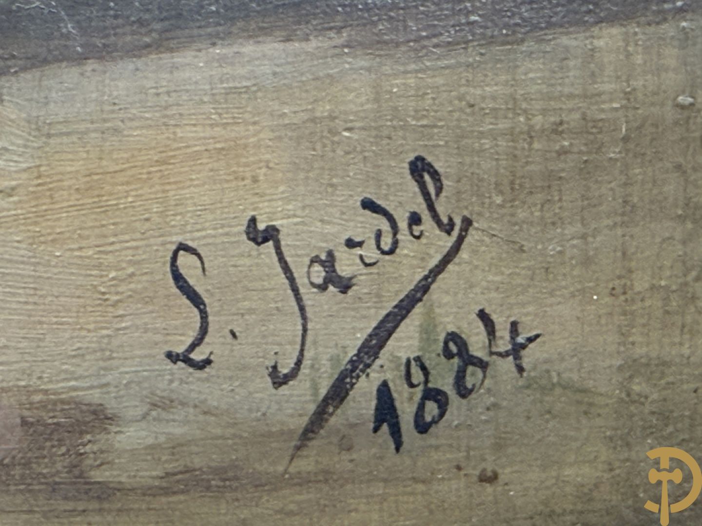 JARDEL L. getekend 1884 
