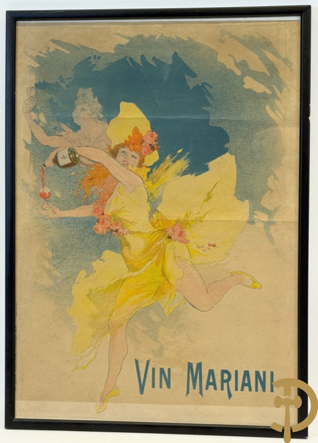 Drie ingelijste reclames/affiches 