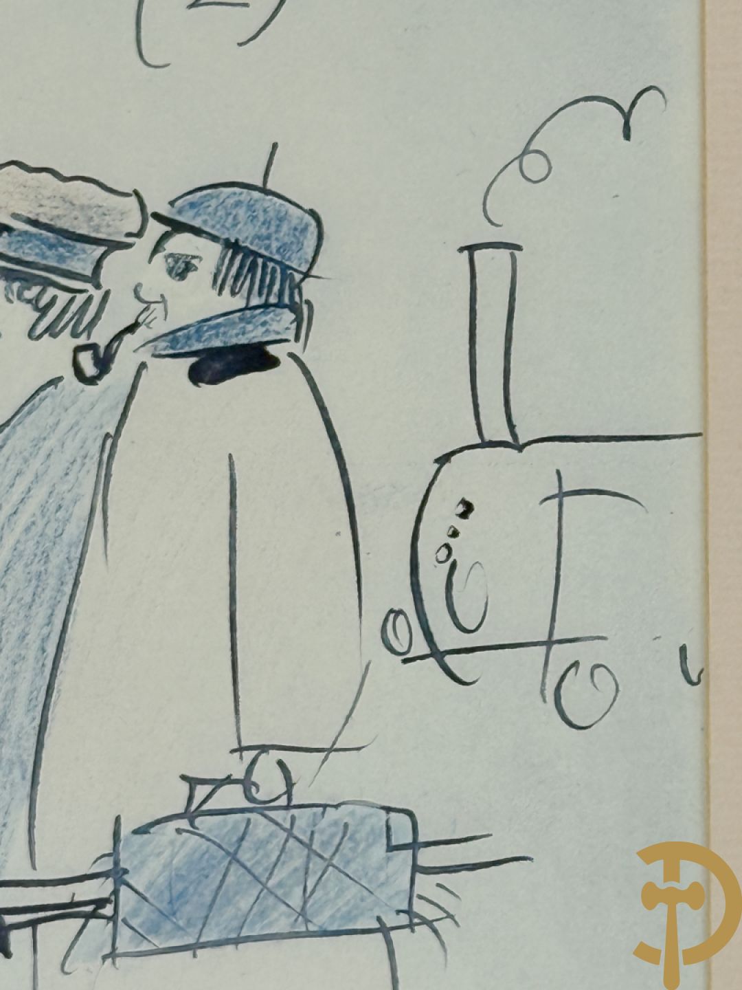 PICASSO (naar) Vijf ludieke prenten met personages - seriegrafieën
