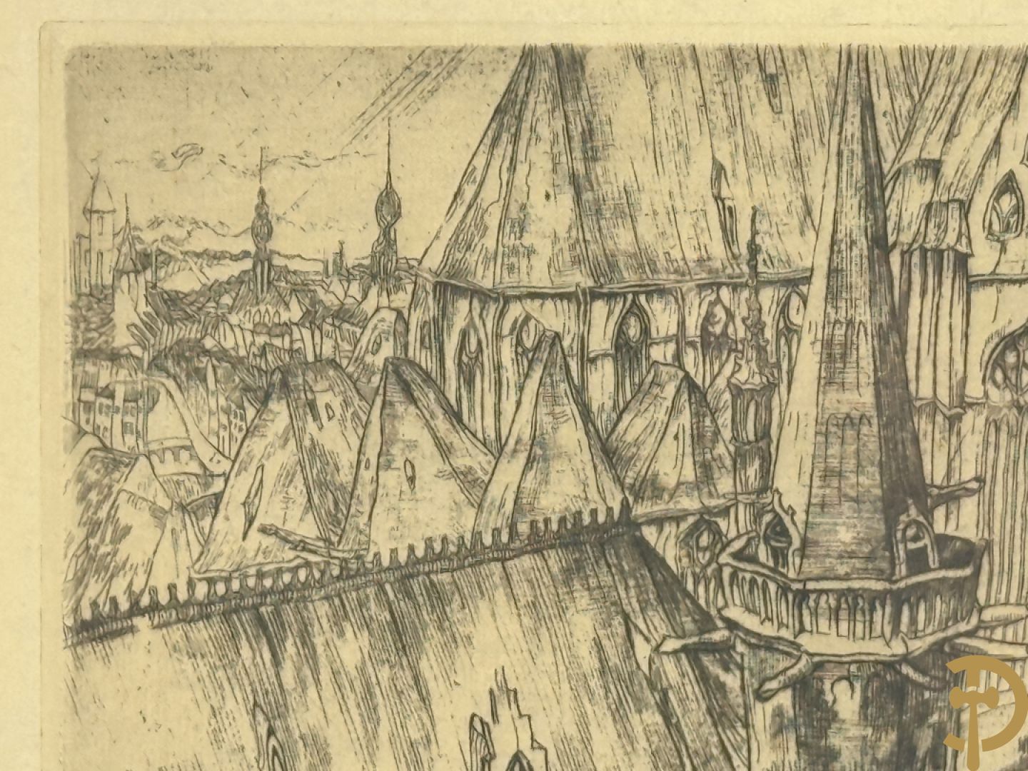 DEBRUYCKER J. getekend Gand 