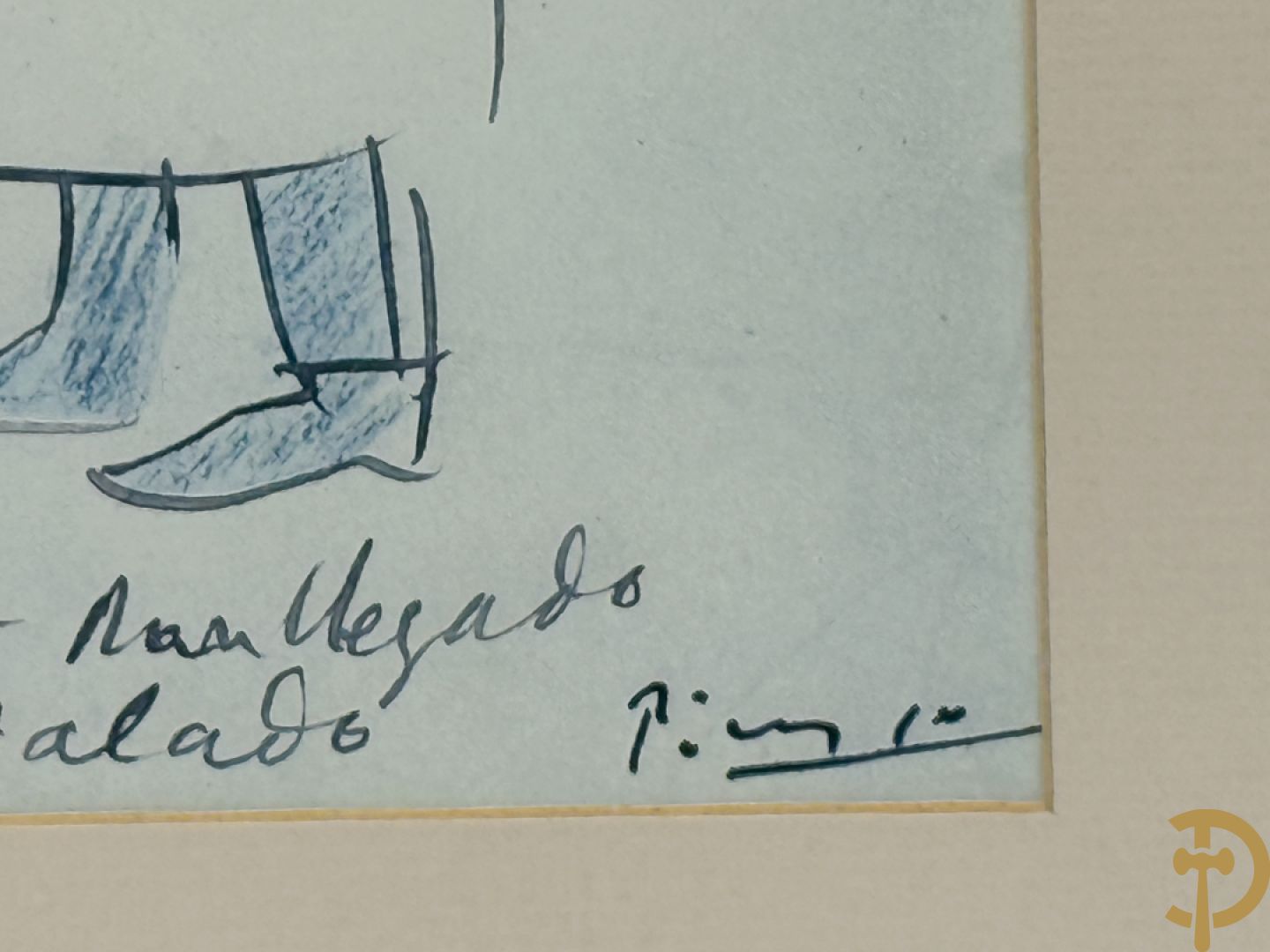 PICASSO (naar) Vijf ludieke prenten met personages - seriegrafieën