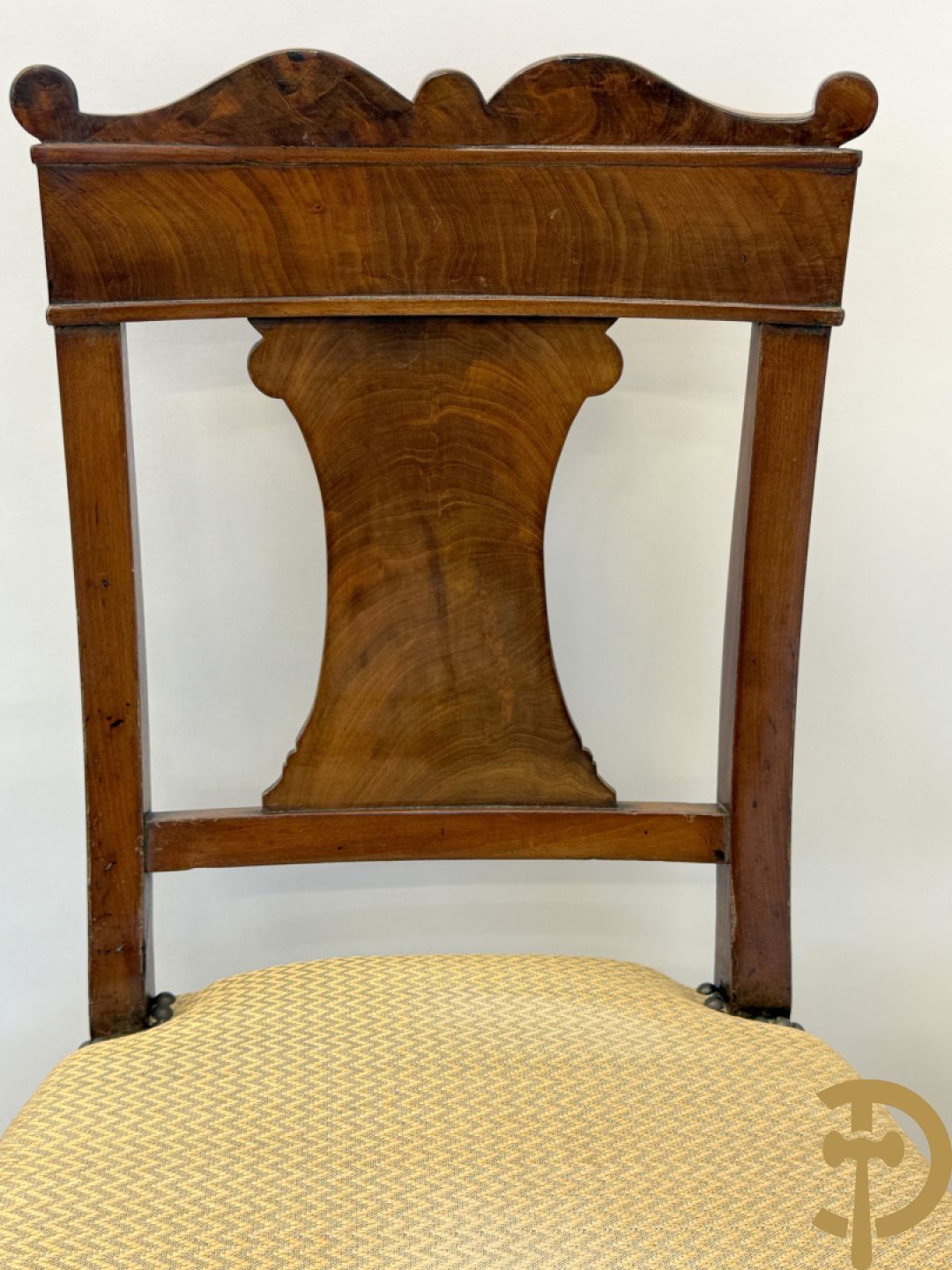 Tien mahoniehouten Charles X stoelen