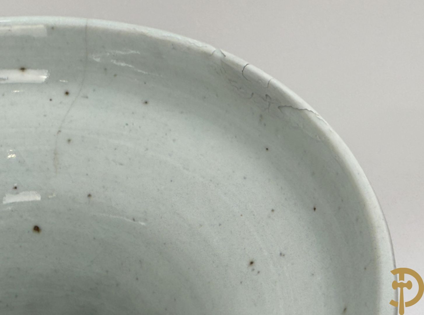 Paar Chinese porseleinen blauw/wit vazen met bloemendecor