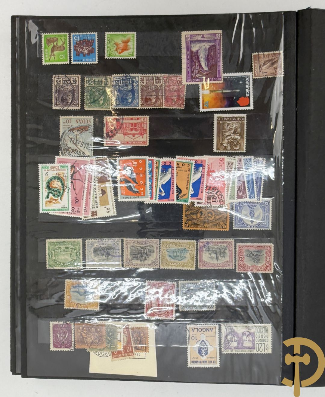 10 postzegelalbums van o.a. Duitsland, Congo, België, ... - Heel divers met veel zeldzame zegels