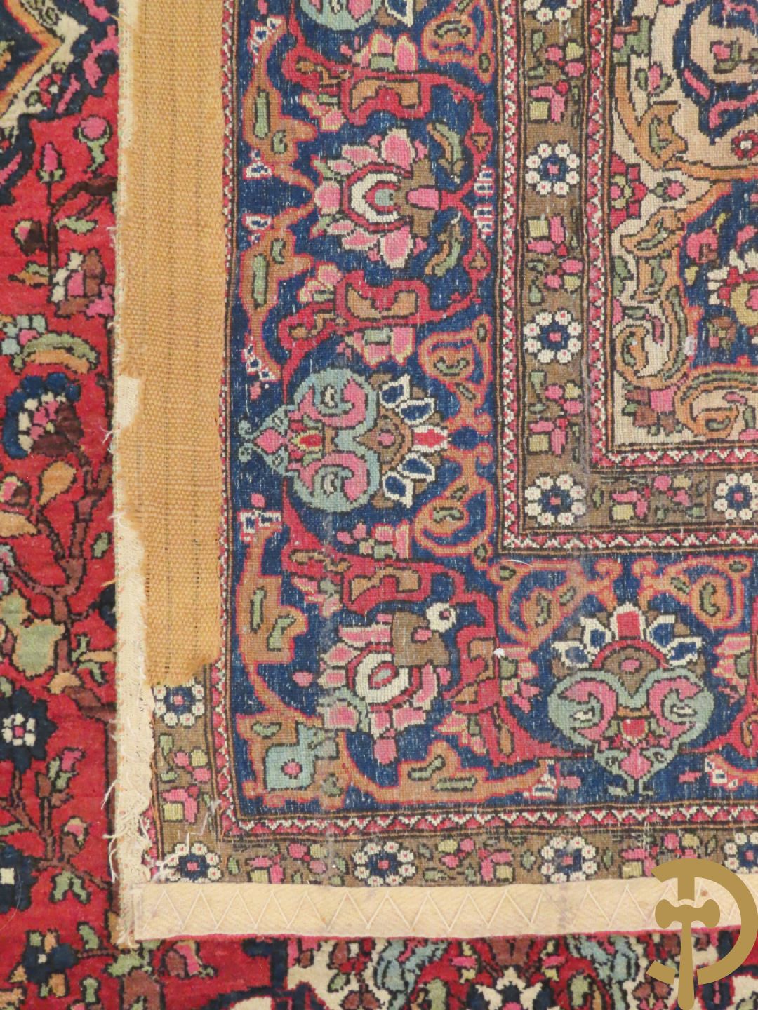 Perzisch handgeknoopt tapijt Ispahan, vroeg 20e